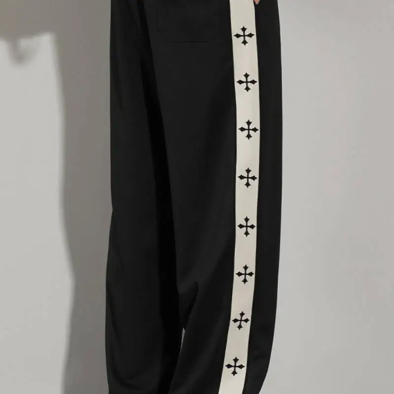 Casual Loose Polyester Sports Pants-10