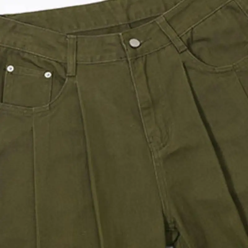 Retro Loose Cotton Casual Pants-7