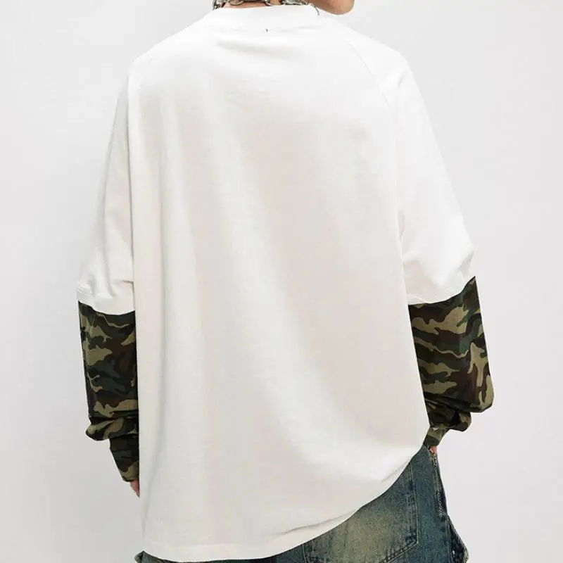 Casual Loose Combed Cotton T Shirt-9