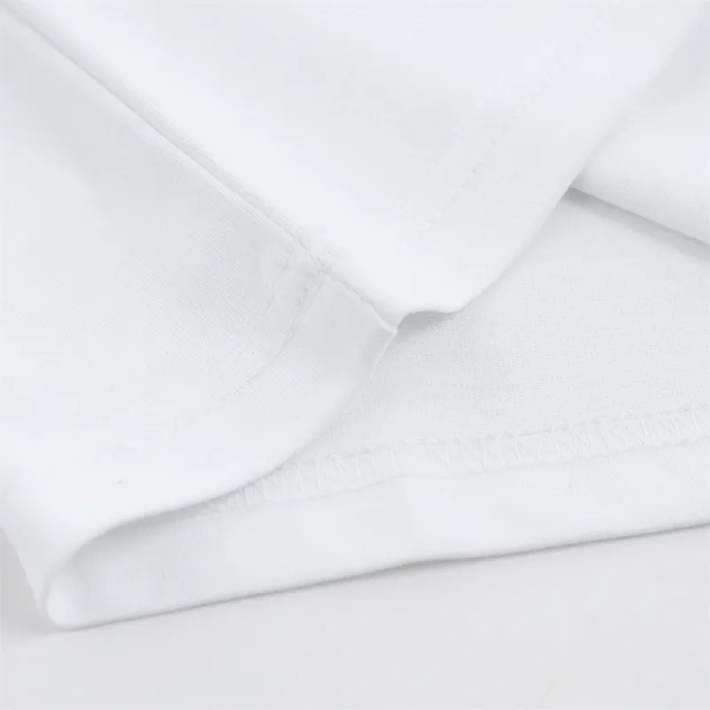 Casual Embroidered Cotton Blended Fabric T Shirt-3