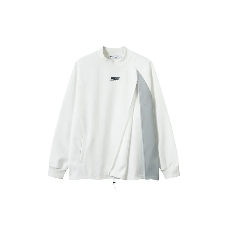 Casual Loose Cotton Like Fabric Sweatshirt-0