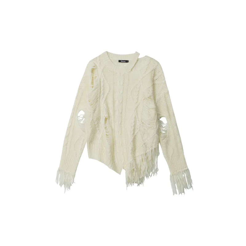 Simple Basics Acrylic Fibres Sweater Women-6