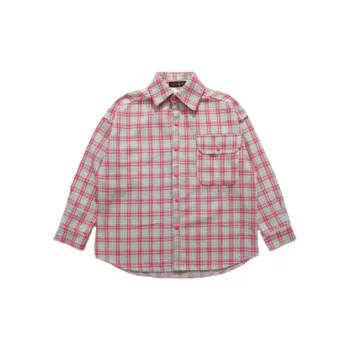 Retro Style Houndstooth Long Sleeve Shirt