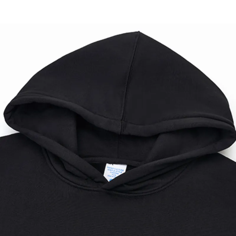 Plain Loose Cotton Hoodie-10