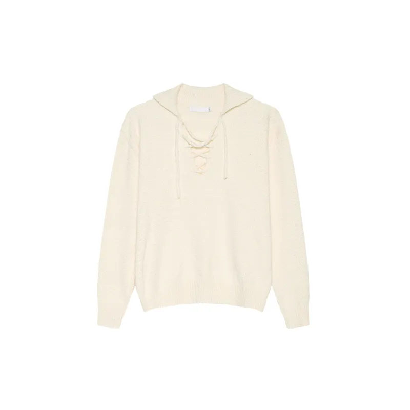 Plain Simple Blended Synthetic Fabrics Knitwear-0