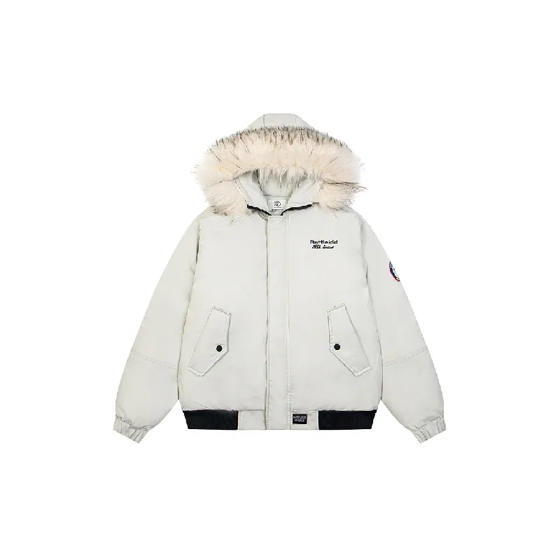 Casual Plain Quilted Jacket-6