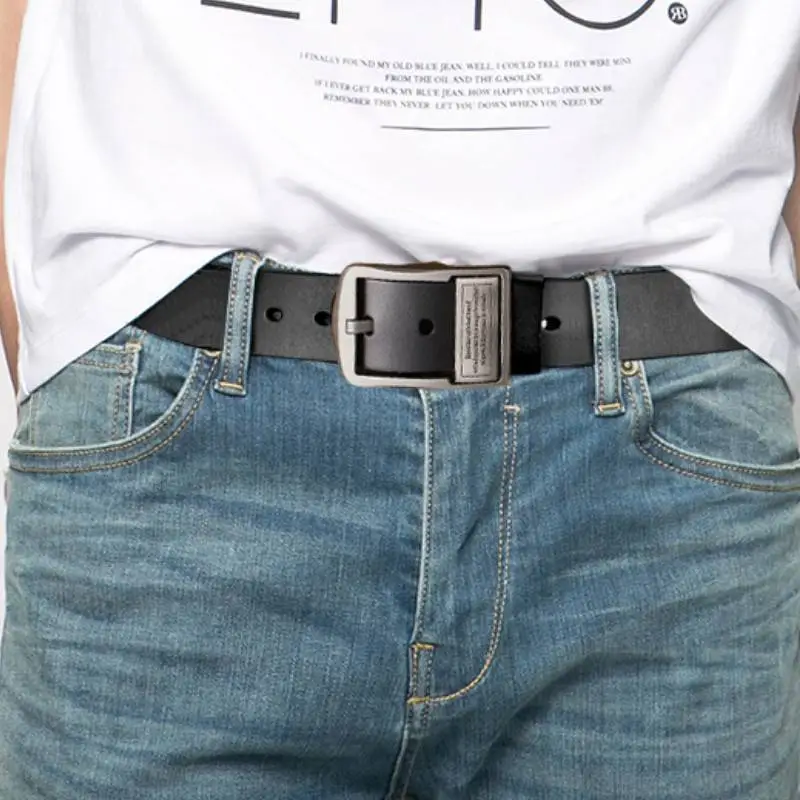 Business Casual Leather Belt Man-5