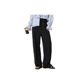 Casual Loose Polyester Suit Trousers Women