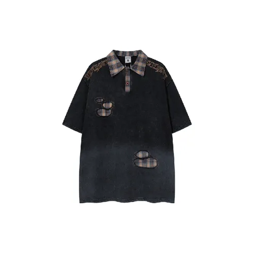 Retro Plaid 100% Cotton T Shirt