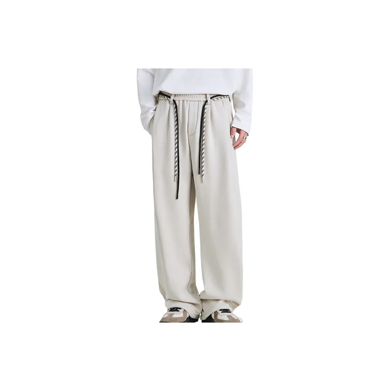 Simple Funky Cotton Blended Fabric Casual Pants-5