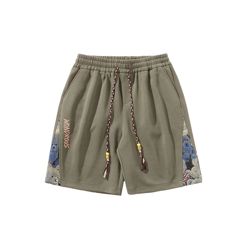 Bear Pattern Printed Shorts-2