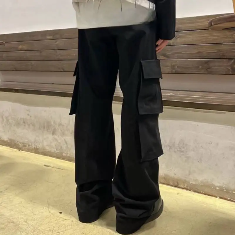 Simple Loose Cargo Pants-3