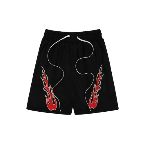 Nike Air Højtaljede shorts i sort fleece