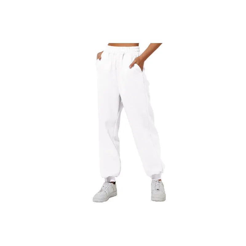 Loose Sporty Cotton Sports Pants Women-0