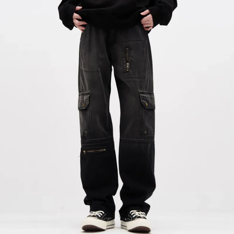 Casual Loose Cargo Pants-2