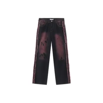 Washed Loose Straight Trendy Brand Straight Pants