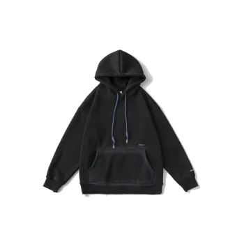 Retro Spray Dye Pocket Fleece lined Hoodie