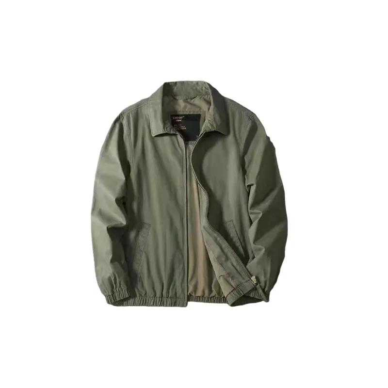 Business Loose Blended Synthetic Fabrics Jacket-0