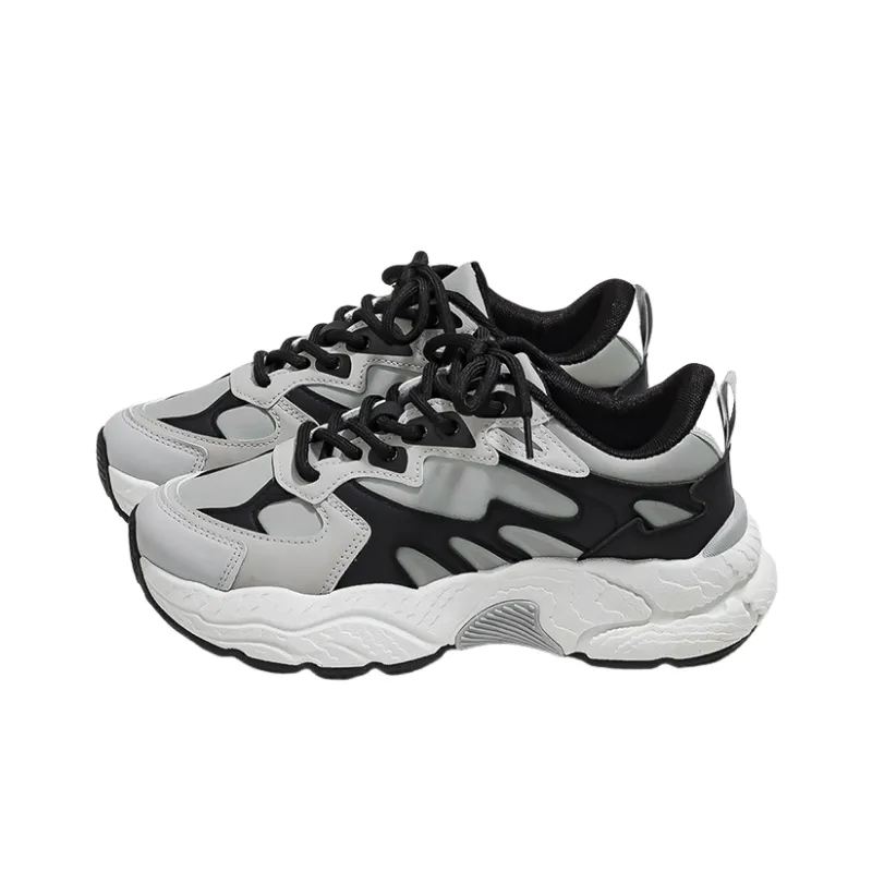 Casual Sports Breathable Chunky Sneakers-9