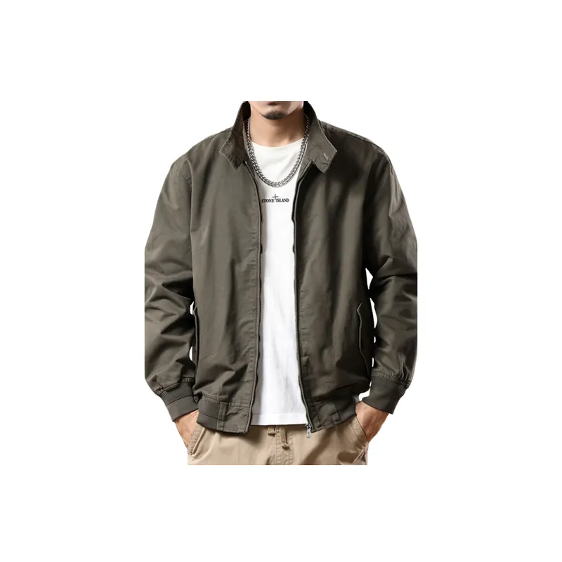 Simple Plain Loose Jacket-7
