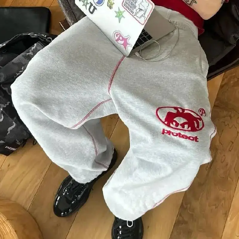 Street Loose Casual Pants Women-3