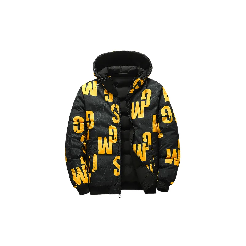 Casual Warm Blended Synthetic Fabrics Quilted Jacket-5
