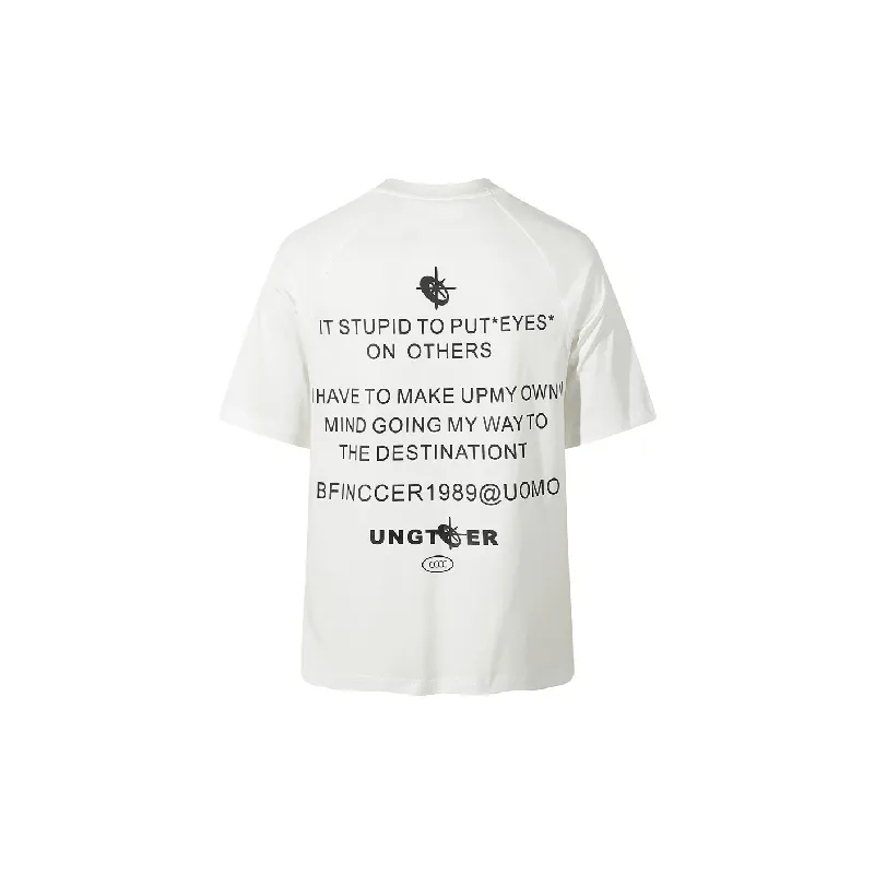 Street Letter 100% Cotton T Shirt-1