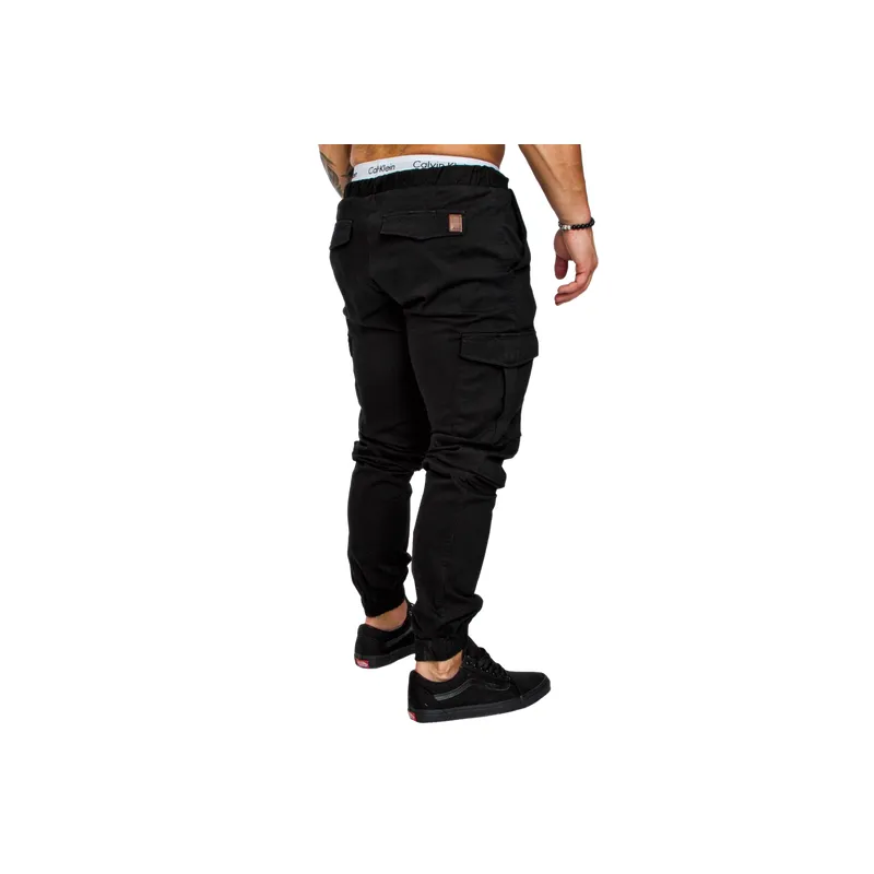 Basics Simple Cargo Pants-2