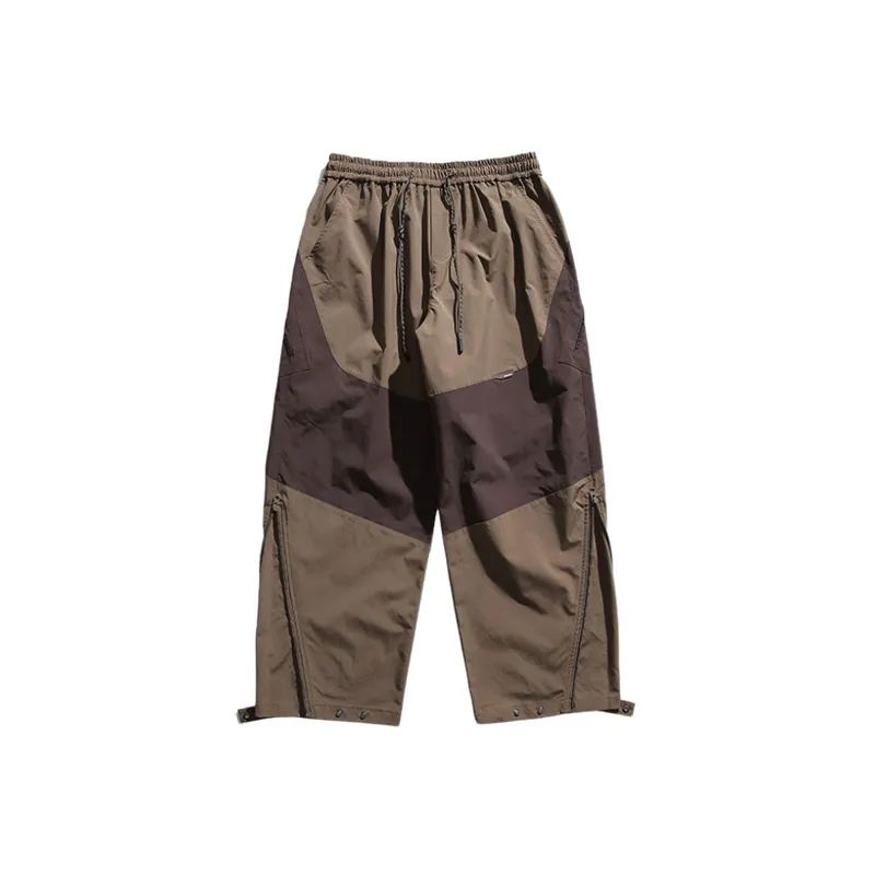 Contrast Stitching Casual Pants-6
