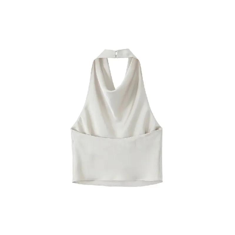 Simple Fashionable Polyester Vest Women-5