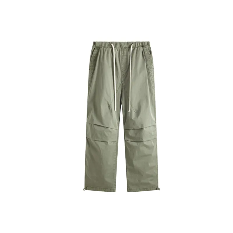 Retro Washed Cotton Casual Pants-8