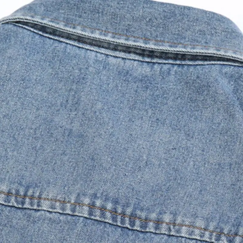 Retro Casual Denim Jacket-8