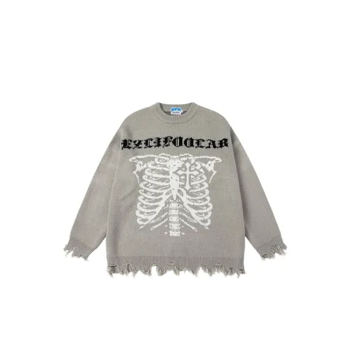 High Street Gothic Alphabet Printed Hip-Hop Sweater