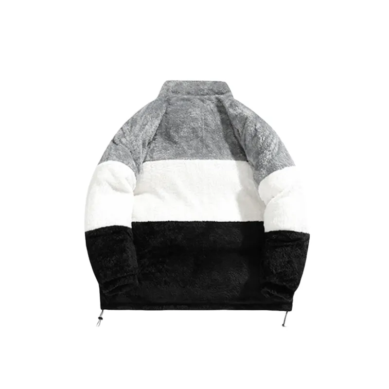 Simple Loose Corduroy Quilted Jacket-3