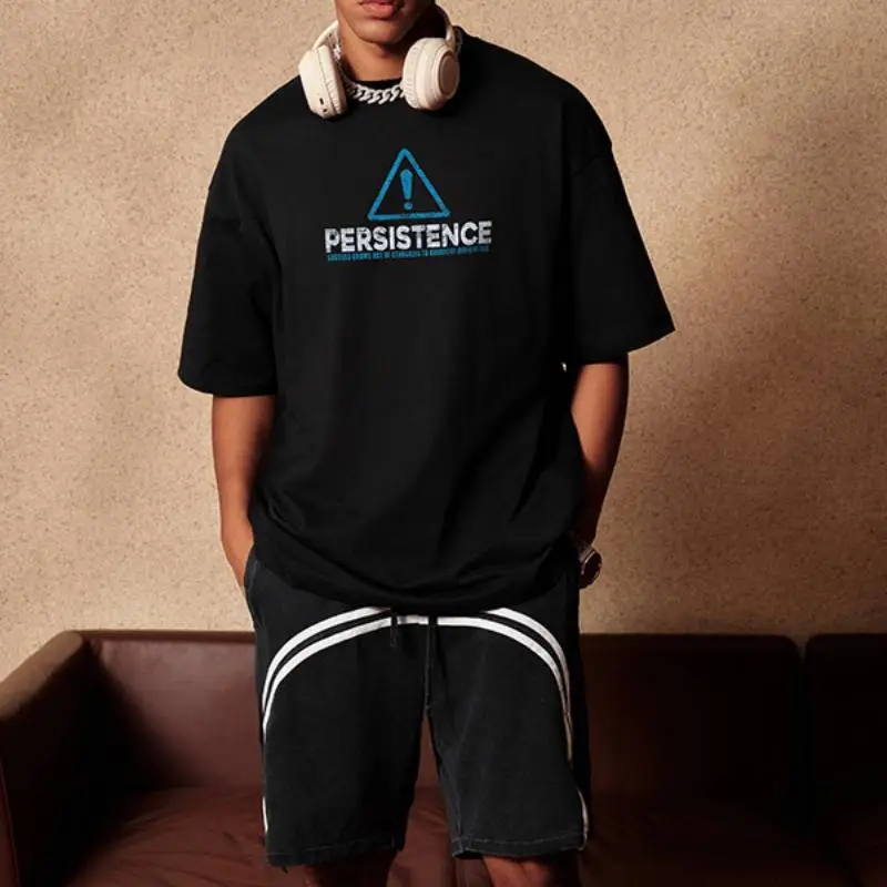 Retro Loose 100% Cotton T Shirt-7