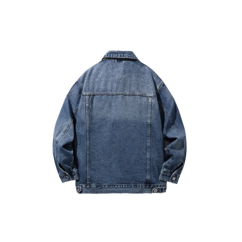Casual Loose Denim Jacket-7