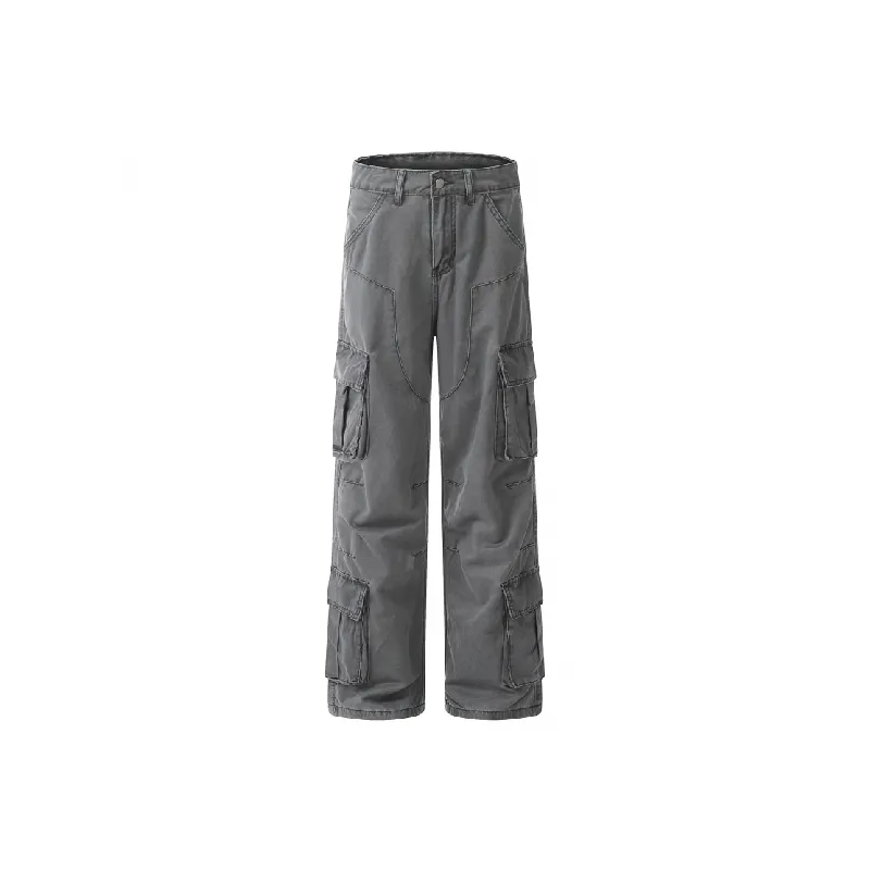 Fashion Loose Casual Cargo Pants-0