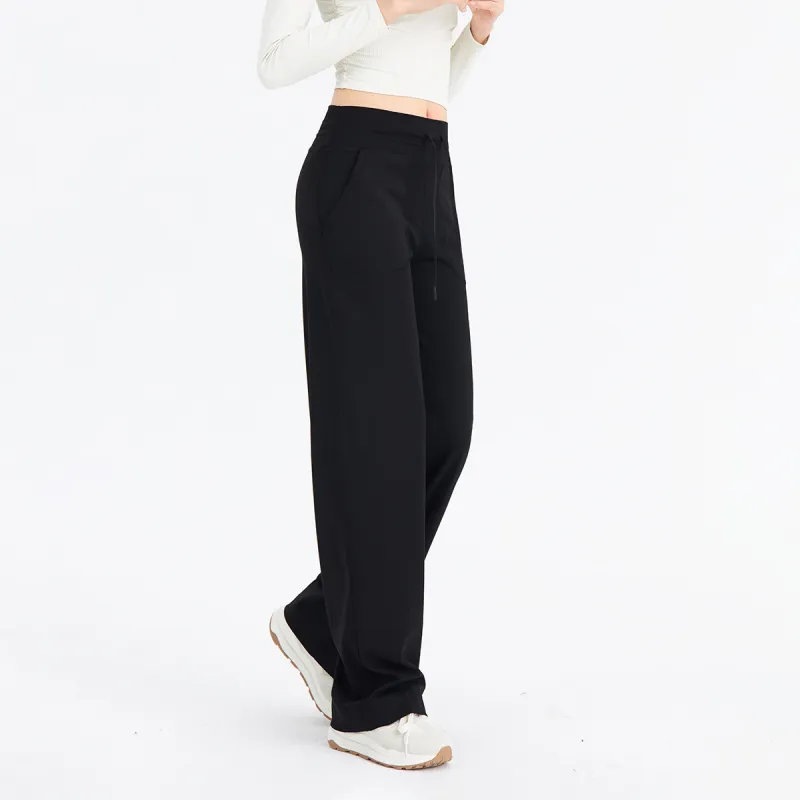 Loose Straight Leg Jeans Women-4
