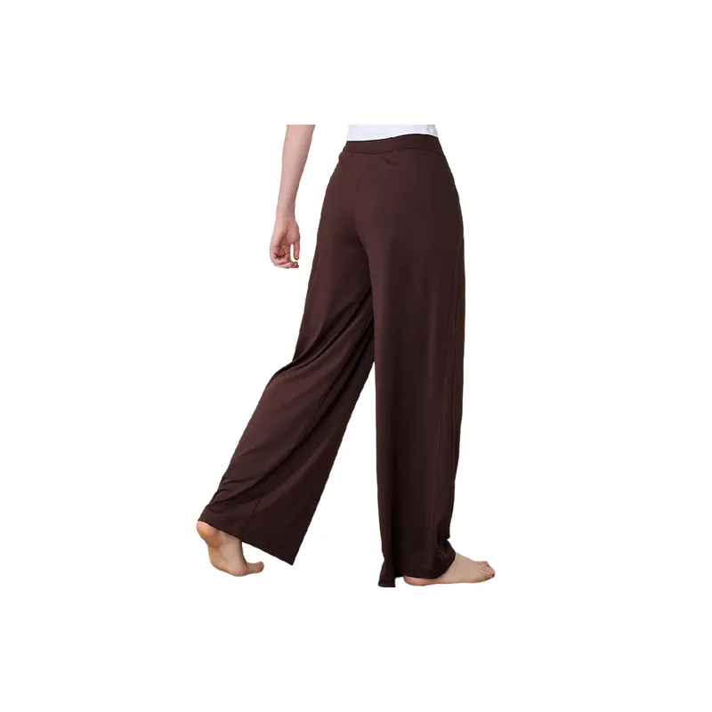 Fashionable Breathable Polyester Cotton Blend Sports Pants Women-1