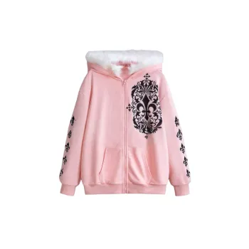Fashionable Long Sleeve Zipper Sweatshirt