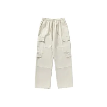 Retro Straight Leg 100% Cotton Cargo Pants