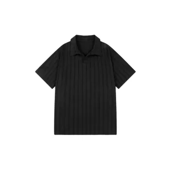 Basics Loose Blended Synthetic Fabrics T Shirt