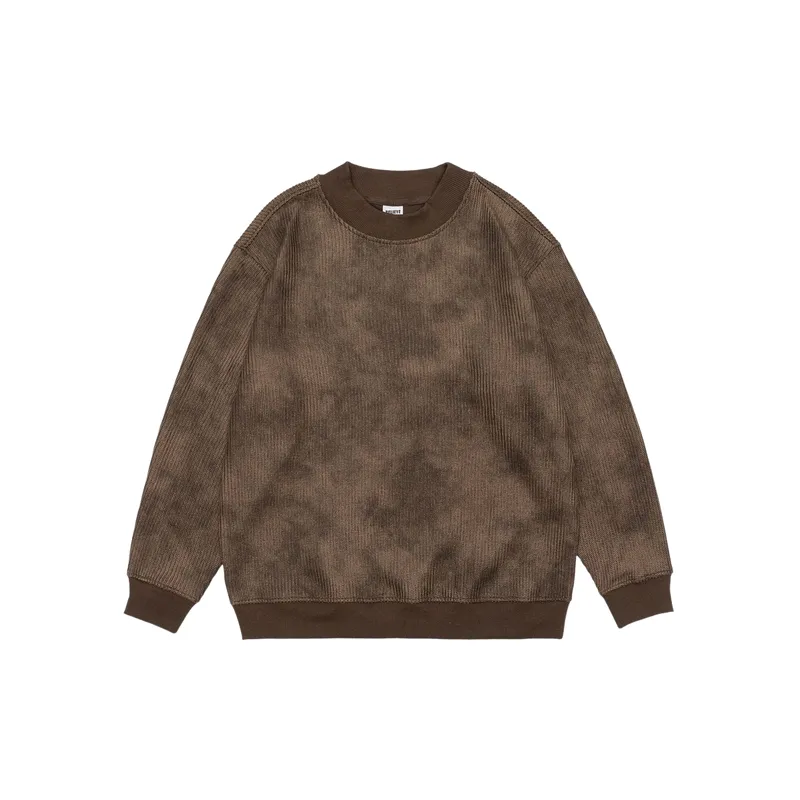 Casual Plain Polyester Sweatshirt-0