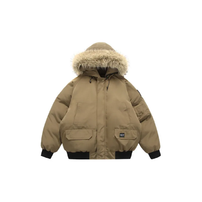 Casual Simple Retro Quilted Jacket-7