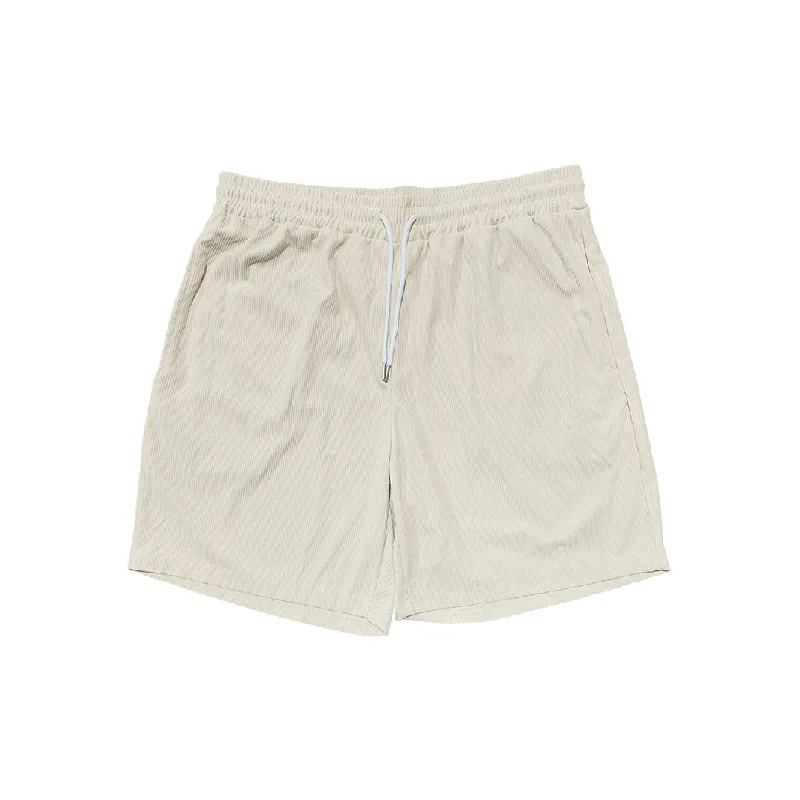 Casual Fashionable Corduroy Sports Shorts-0