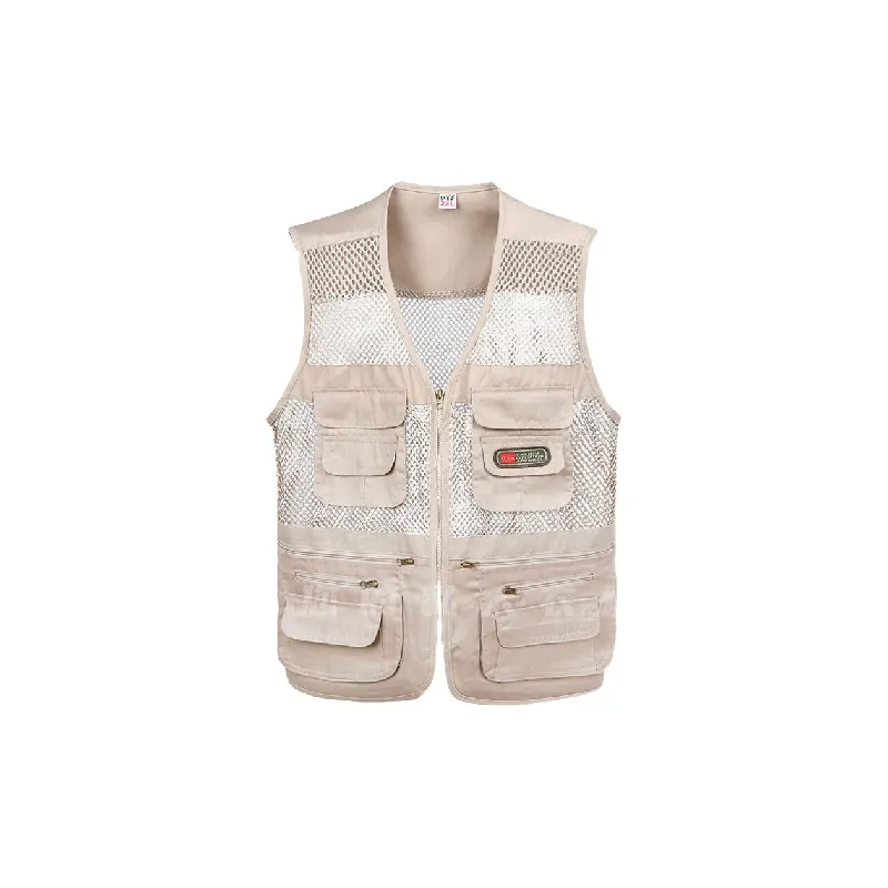 Fashionable Loose Blended Synthetic Fabrics Vest-4