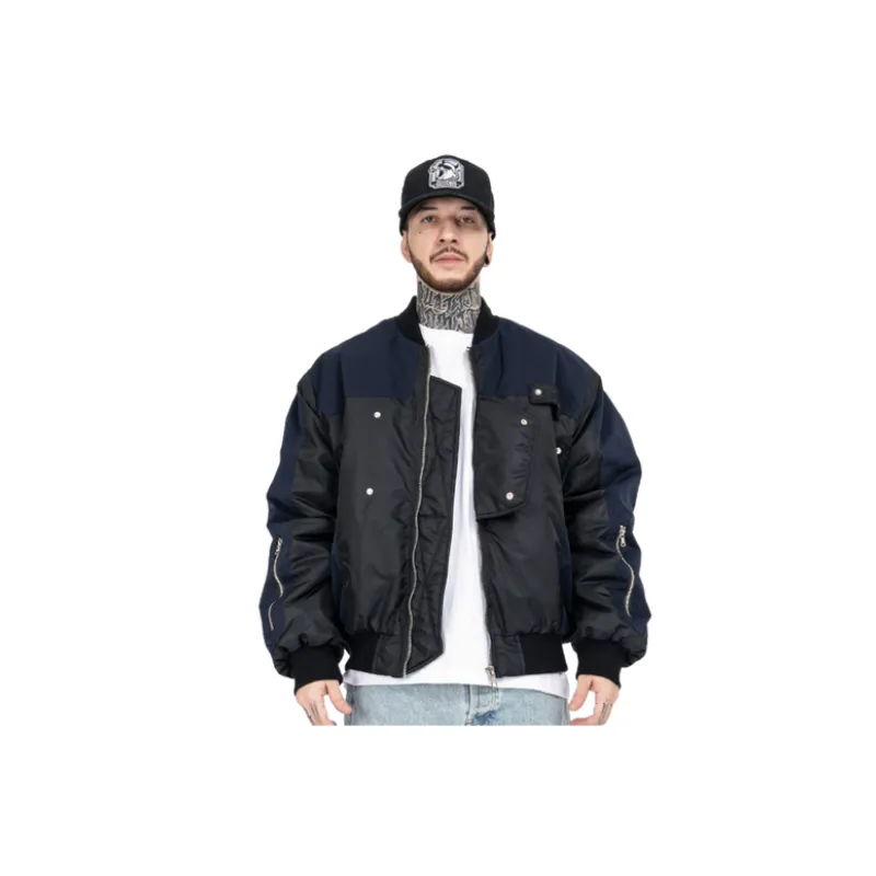 New Tide Brand Niche Three dimensional Multi Pocket Zipper Cotton padded Jacket-2