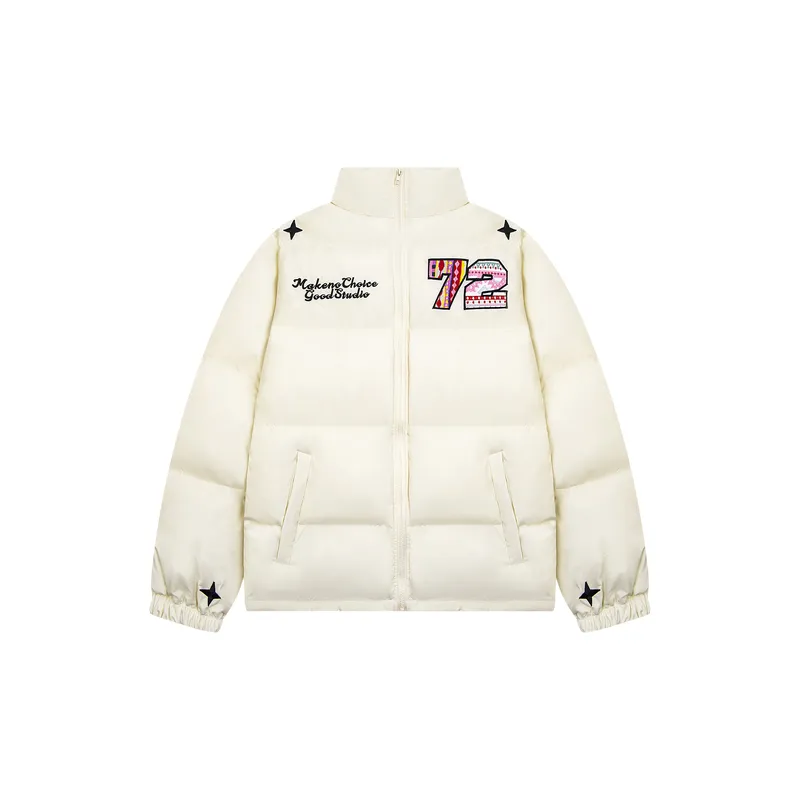 Street Warming Blended Synthetic Fabrics Quilted Jacket-0