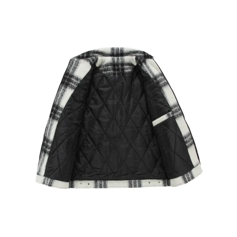 Retro Plaid Quilted Jacket-2