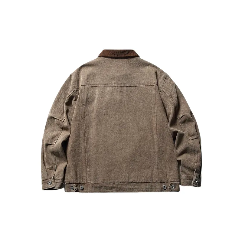 Letter Embroidered Retro Jacket-7